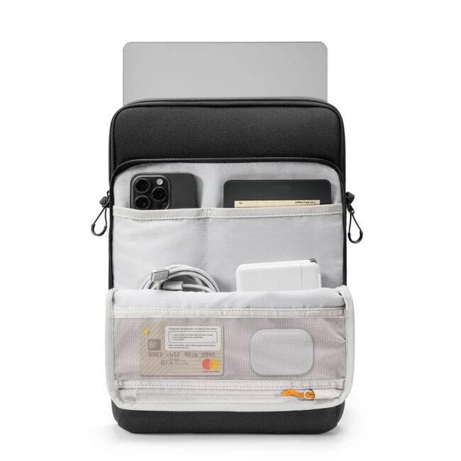 Geantă Business Premium pentru Laptop 13 - 14” cu Protecție CornerArmor, Curea Reglabilă și Compartimente Multiple – Ideală pentru MacBook, ASUS, Lenovo, HP, Dell