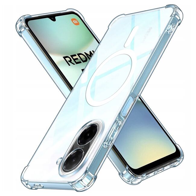 Husa pentru Xiaomi Redmi A5 4G Shockproof Clear Silicone MagSafe - Clear
