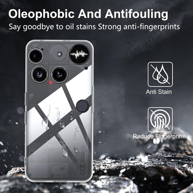 Husa pentru Nothing Phone (3) Slim Anti-Shock 1.5mm, cu protectie lentile, Transparent