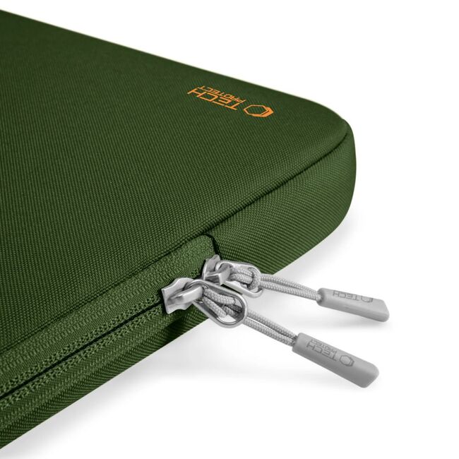 Husă Premium Laptop 13–14” cu Protecție Triplă, Compartiment Accesorii și Design Slim – Compatibilă cu MacBook, ASUS, Lenovo, HP, Dell, verde
