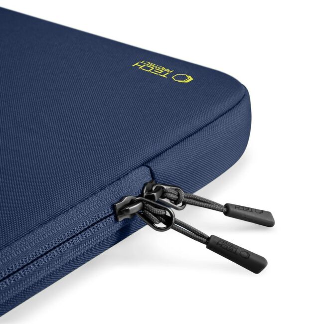 Husă Laptop Premium 15–16” cu Protecție Triplă, Compartiment Accesorii și Design Slim – Compatibilă cu MacBook, ASUS, Lenovo, HP, navy blue