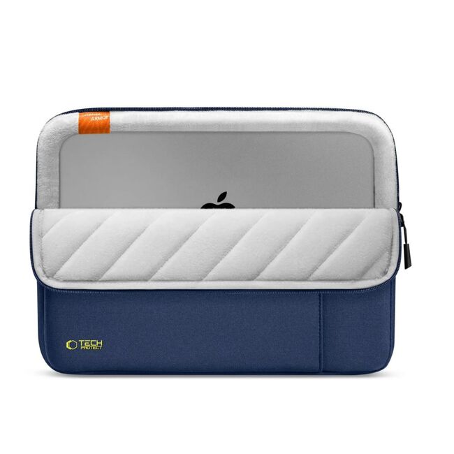 Husă Laptop Premium 15–16” cu Protecție Triplă, Compartiment Accesorii și Design Slim – Compatibilă cu MacBook, ASUS, Lenovo, HP, navy blue