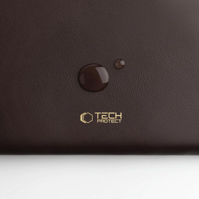 Husă Laptop 15-16” Sleeve Elegance – Design Slim din Piele Ecologică, Căptușeală Fleece, Protecție Premium, Compatibilă MacBook, Lenovo, ASUS, Dell, HP, chocolate