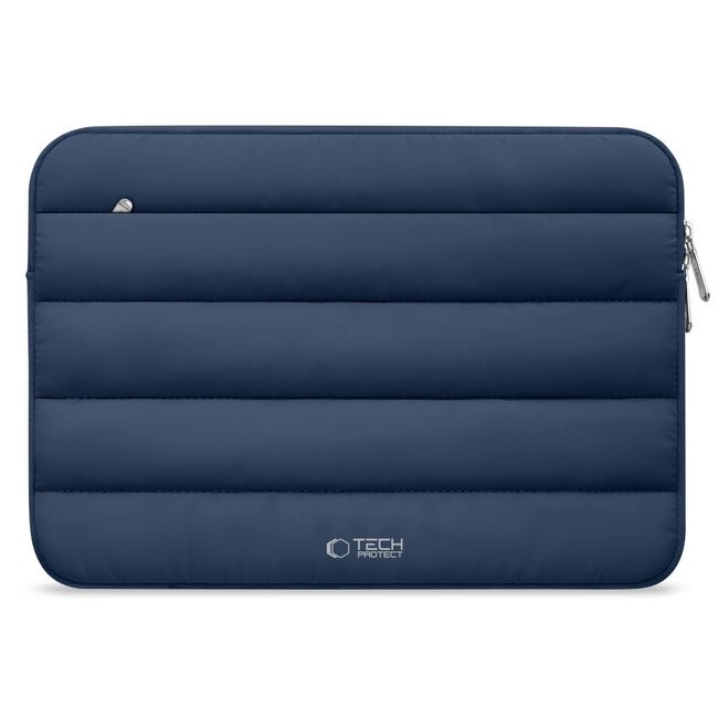 Husă Laptop Fluffy 13-14” – Design Soft Premium, Interior Plusat, Compartiment Accesorii, Protecție Antișoc – Compatibilă cu MacBook, Lenovo, ASUS, Dell, navy blue