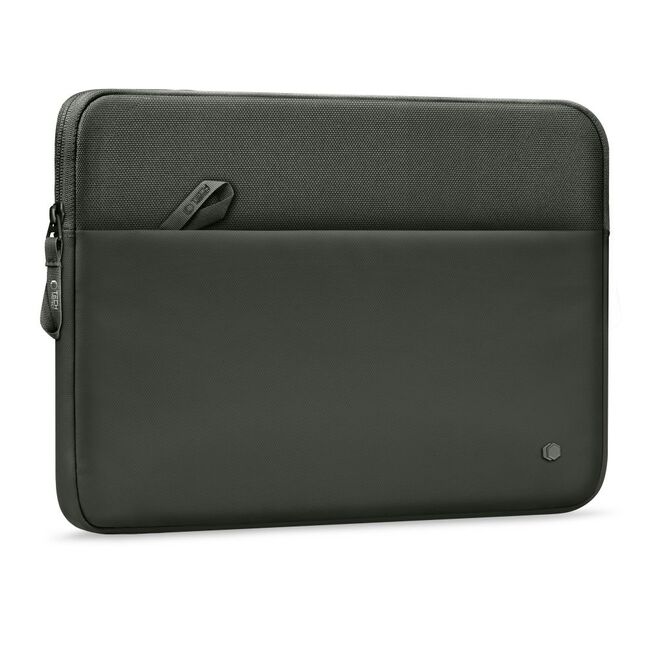 Husă Laptop Premium 13–14” pentru MacBook, Lenovo, ASUS – Design Slim, Interior Căptușit, Compartiment Accesorii, Protecție Completă la Șocuri și Zgârieturi, verde