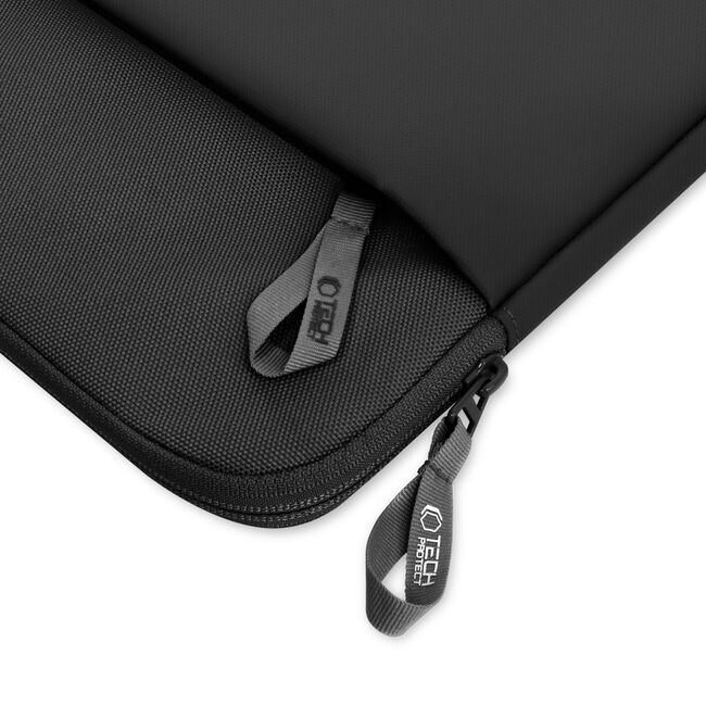 Husă Laptop Premium 13–14” pentru MacBook, Lenovo, ASUS – Design Slim, Interior Căptușit, Compartiment Accesorii, Protecție Completă la Șocuri și Zgârieturi, negru