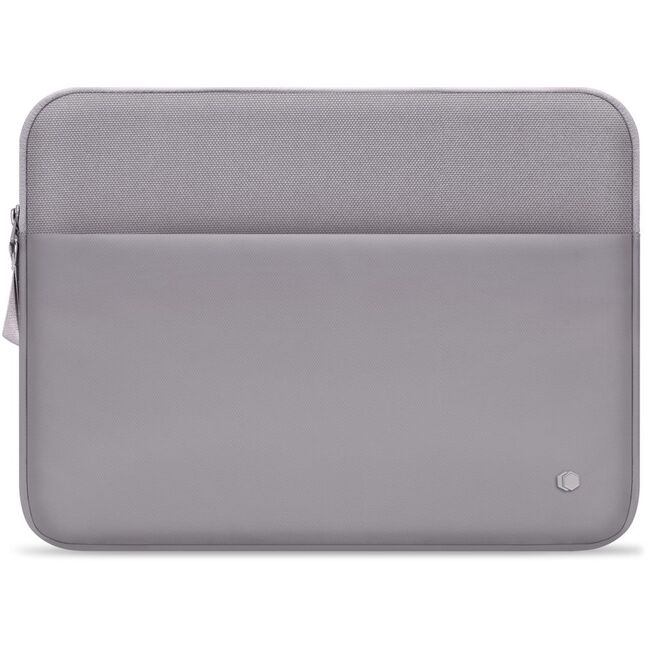Husă Laptop Premium 13–14” pentru MacBook, Lenovo, ASUS – Design Slim, Interior Căptușit, Compartiment Accesorii, Protecție Completă la Șocuri și Zgârieturi, gri