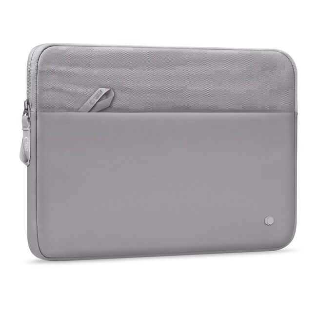 Husă Laptop Premium 13–14” pentru MacBook, Lenovo, ASUS – Design Slim, Interior Căptușit, Compartiment Accesorii, Protecție Completă la Șocuri și Zgârieturi, gri