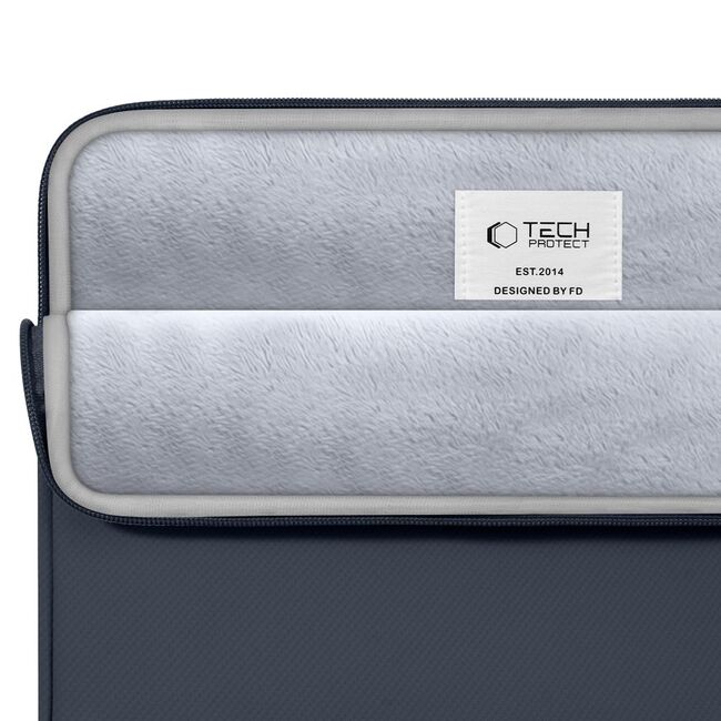 Husă Laptop Premium 13–14” pentru MacBook, Lenovo, ASUS – Design Slim, Interior Căptușit, Compartiment Accesorii, Protecție Completă la Șocuri și Zgârieturi, navy blue