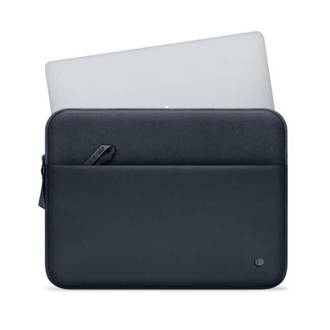Husă Laptop Premium 13–14” pentru MacBook, Lenovo, ASUS – Design Slim, Interior Căptușit, Compartiment Accesorii, Protecție Completă la Șocuri și Zgârieturi, navy blue