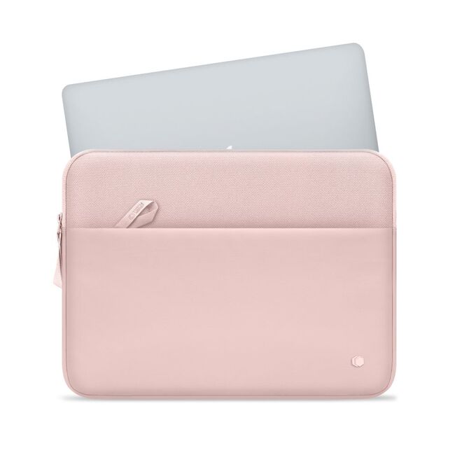 Husă Laptop Premium 13–14” pentru MacBook, Lenovo, ASUS – Design Slim, Interior Căptușit, Compartiment Accesorii, Protecție Completă la Șocuri și Zgârieturi, roz