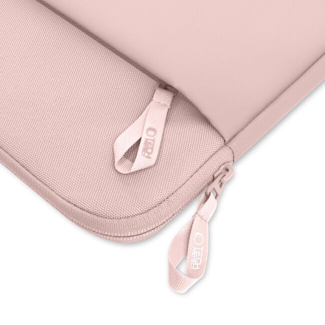 Husă Laptop Premium 13–14” pentru MacBook, Lenovo, ASUS – Design Slim, Interior Căptușit, Compartiment Accesorii, Protecție Completă la Șocuri și Zgârieturi, roz