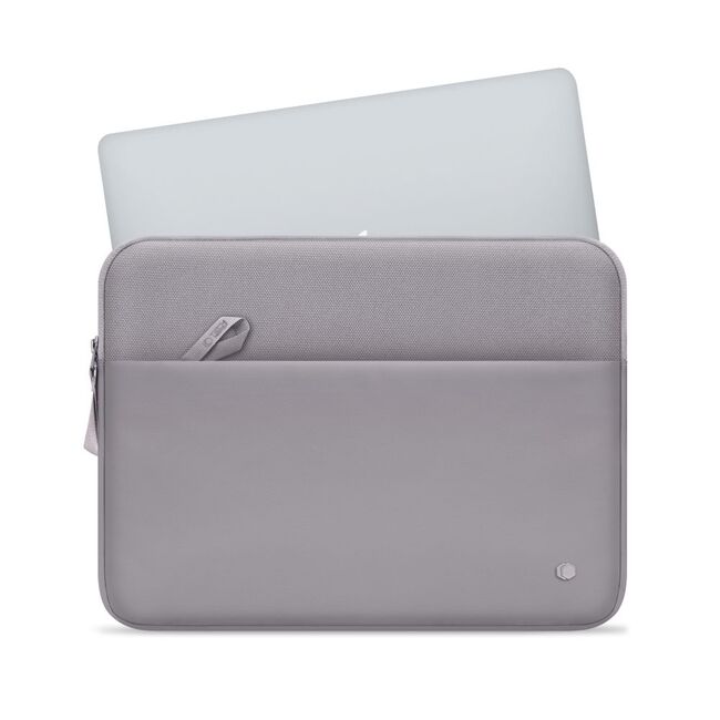 Husă Laptop Premium 15–16” pentru MacBook, Lenovo, ASUS – Căptușeală Moale, Compartiment Accesorii, Design Slim, Protecție Completă la Șocuri și Zgârieturi, gri