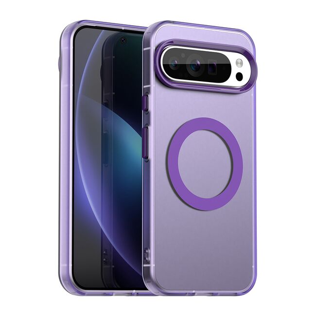 Husa premium pentru  Google Pixel 10 Pro / Pixel 10 VivaShell Fusion compatibila MagSafe, Anti-Shock - Protectie Avansata Display & Camera - Design Slim și Elegant - Mov