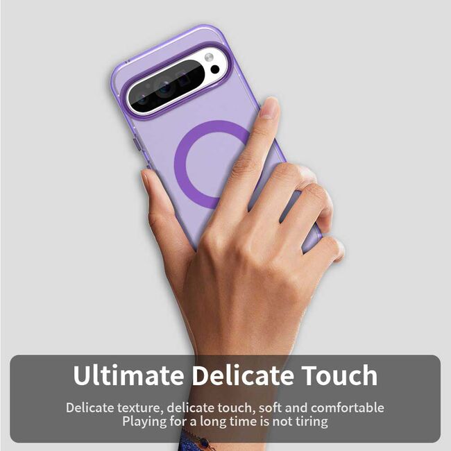 Husa premium pentru  Google Pixel 10 Pro / Pixel 10 VivaShell Fusion compatibila MagSafe, Anti-Shock - Protectie Avansata Display & Camera - Design Slim și Elegant - Mov