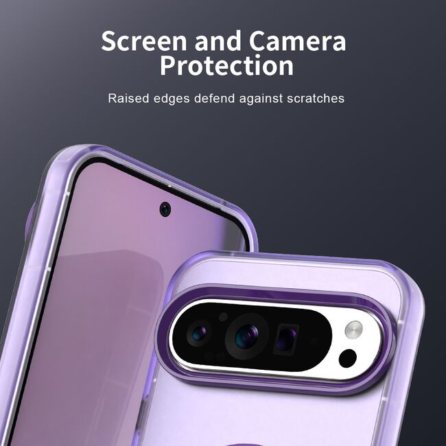 Husa premium pentru  Google Pixel 10 Pro / Pixel 10 VivaShell Fusion compatibila MagSafe, Anti-Shock - Protectie Avansata Display & Camera - Design Slim și Elegant - Mov