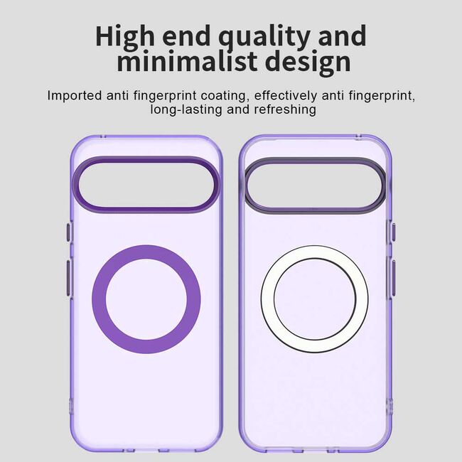 Husa premium pentru  Google Pixel 10 Pro / Pixel 10 VivaShell Fusion compatibila MagSafe, Anti-Shock - Protectie Avansata Display & Camera - Design Slim și Elegant - Mov