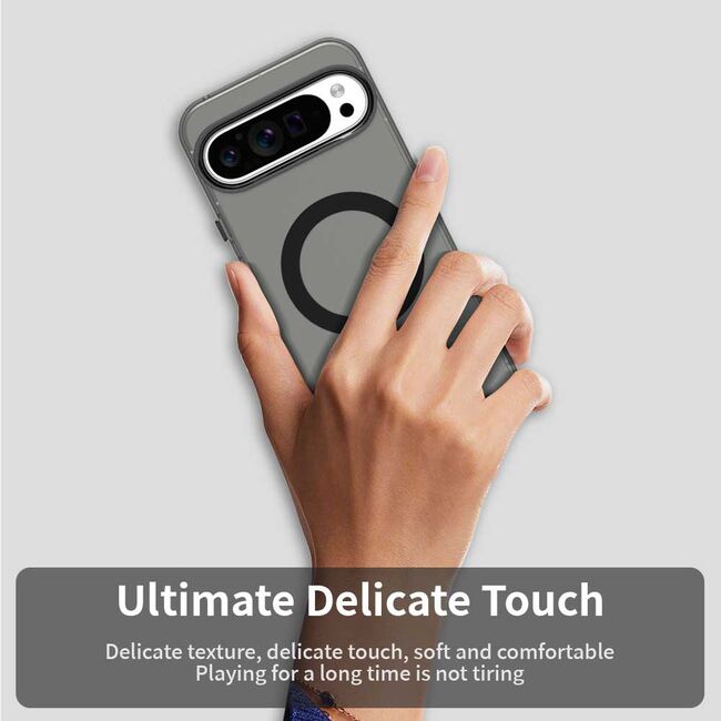 Husa premium pentru  Google Pixel 10 Pro / Pixel 10 VivaShell Fusion compatibila MagSafe, Anti-Shock - Protectie Avansata Display & Camera - Design Slim și Elegant - Negru