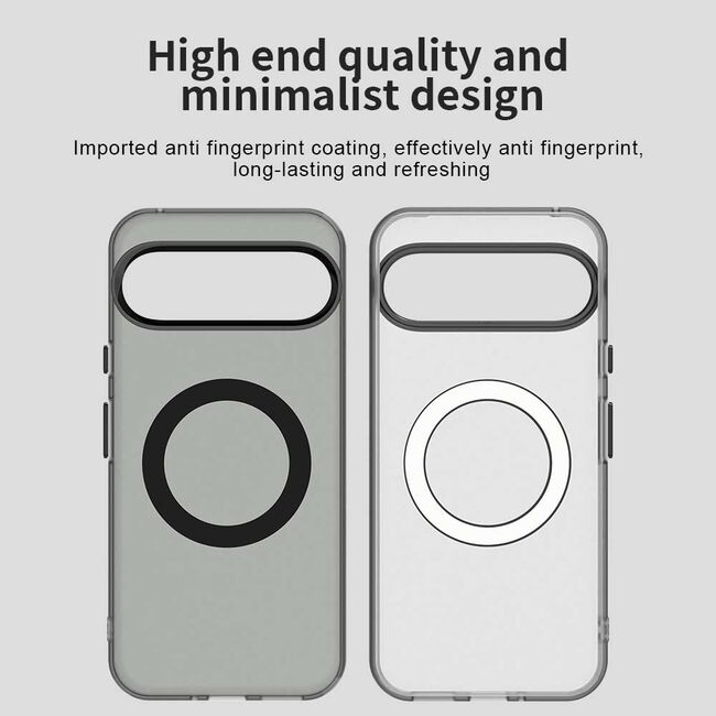 Husa premium pentru  Google Pixel 10 Pro / Pixel 10 VivaShell Fusion compatibila MagSafe, Anti-Shock - Protectie Avansata Display & Camera - Design Slim și Elegant - Negru