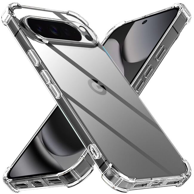 Husa pentru Google Pixel 10 Pro XL Anti-Shock, reinforced 4 corners, clear