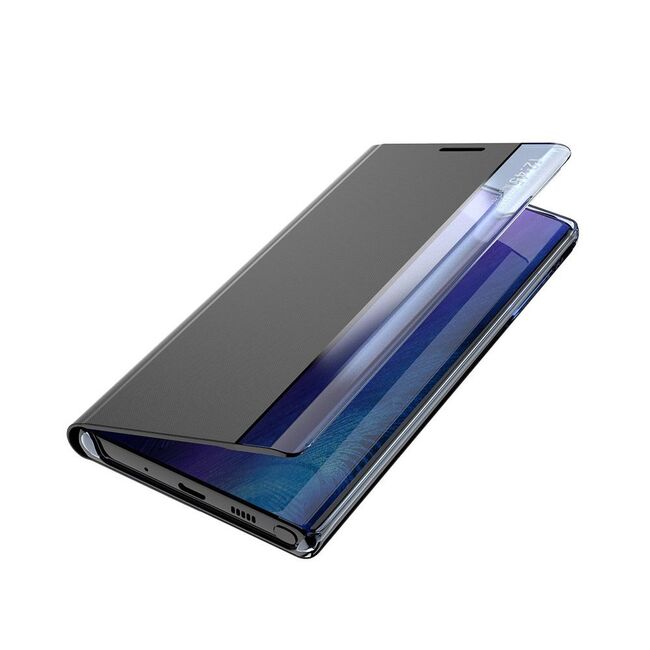 Husa Sleep Kickstand pentru Xiaomi Redmi Note 9 Pro / 9S, navy blue