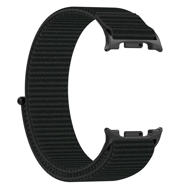 Curea pentru Samsung Galaxy Watch 8 40mm / Watch 8 44mm / Watch 8 Classic material textil, ajustabila, aerisita, design modern - negru