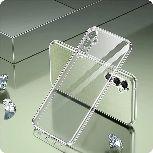 Husa pentru Samsung Galaxy A17 5G, Anti-Shock 1.5mm, cu protectie lentile, Transparent
