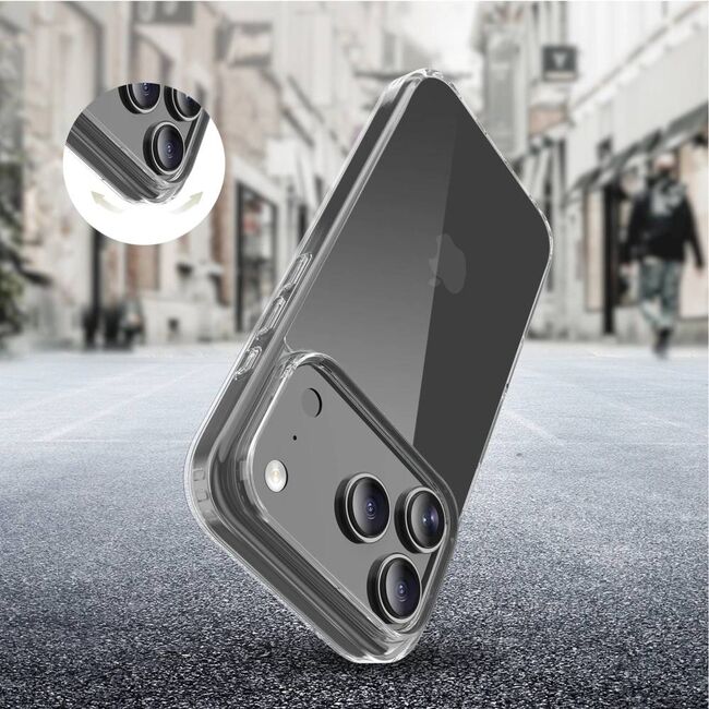 Husa pentru iPhone 17 Pro Max CrystalEdge - Design Slim & Elegant - transparent