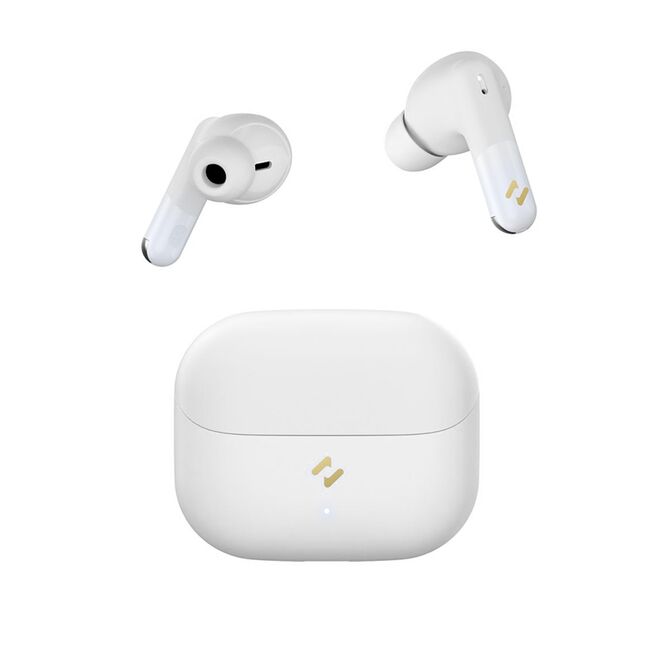 Casti fara Fir Bluetooth 5.4, TWS, ENC, Type-C, 400mAh - Havit - Alb