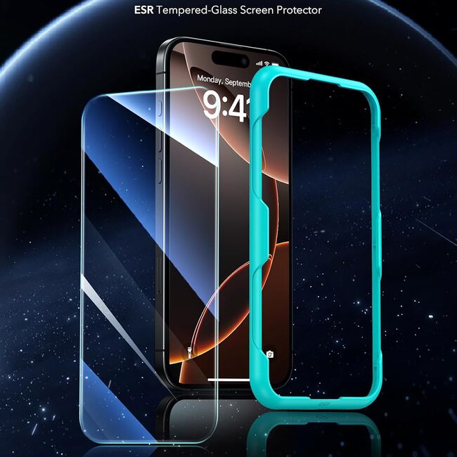 Folie pentru iPhone 17 Air (set 3) - ESR Tempered Glass - Clear