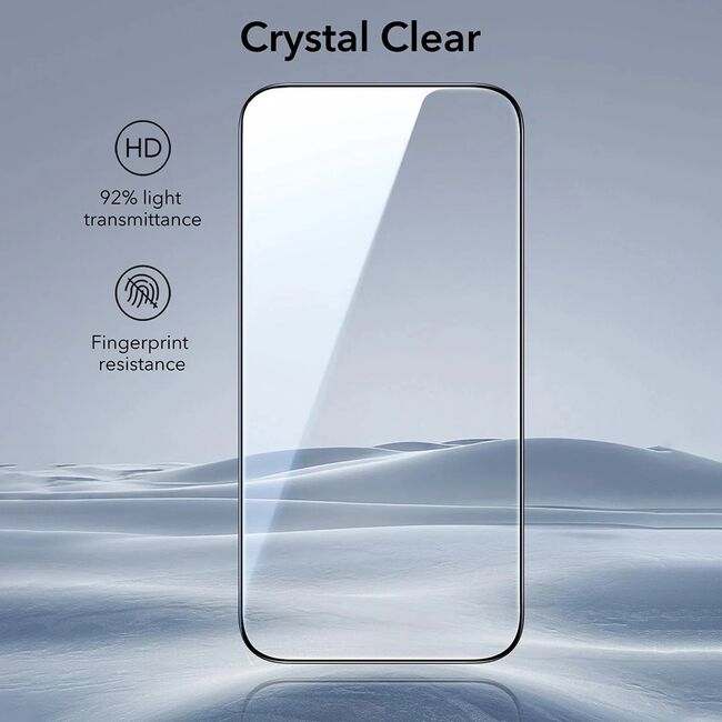 Folie pentru iPhone 17 (set 3) - ESR Tempered Glass UltraFit - Clear