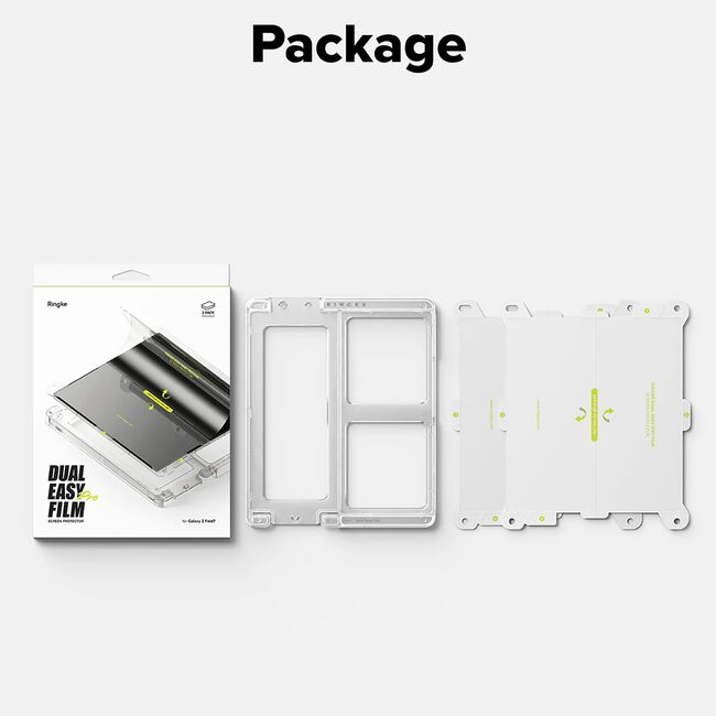 Folie pentru Samsung Galaxy Z Fold7 (set 2) - RingkeDual Easy Pro Film - Clear