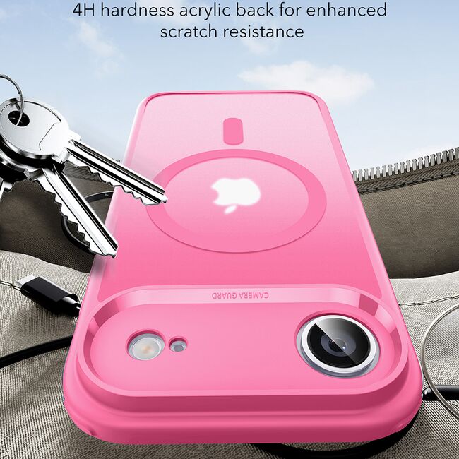 Husa pentru iPhone 17 Air - ESR Classic Hybrid HaloLock - Frosted Pink