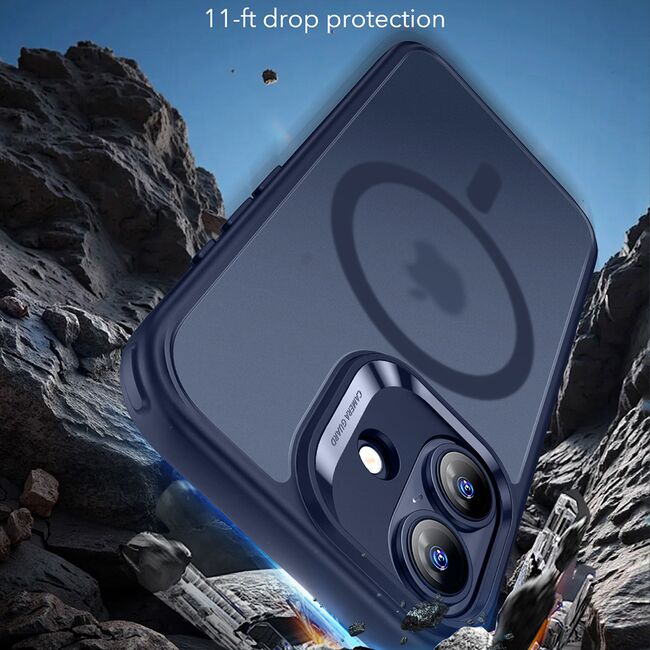Husa pentru iPhone 17 - ESR Classic Hybrid HaloLock - Clear Blue