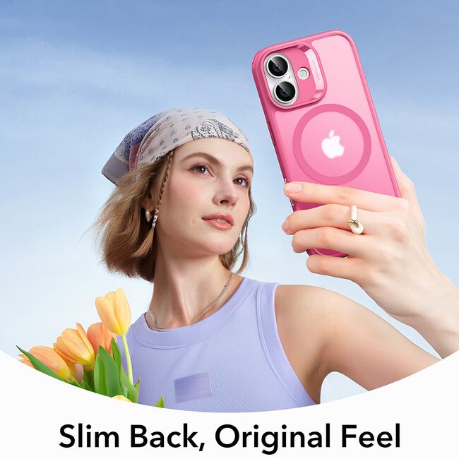 Husa pentru iPhone 17 - ESR Classic Hybrid HaloLock - Frosted Pink