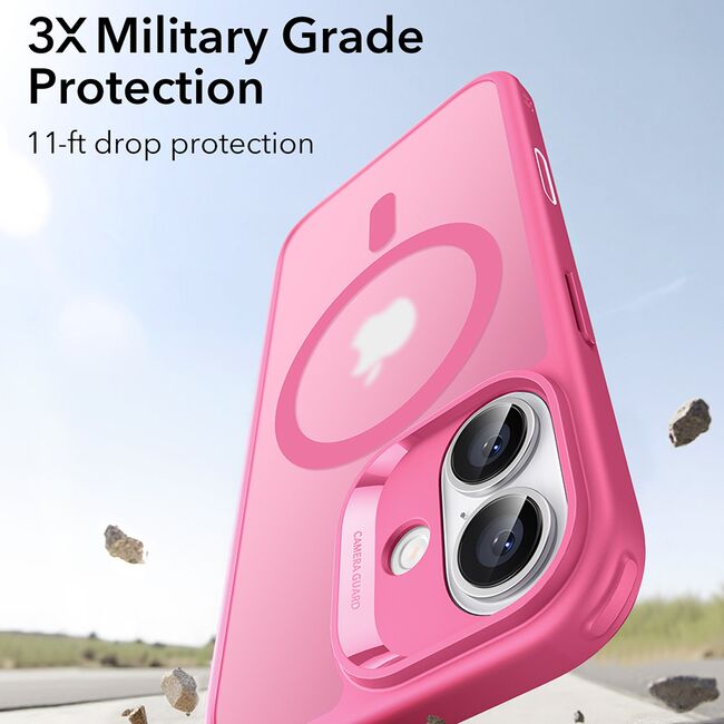Husa pentru iPhone 17 - ESR Classic Hybrid HaloLock - Frosted Pink