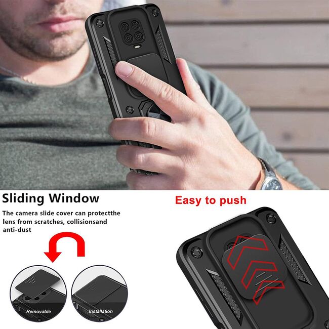 Techsuit - camshield series - samsung galaxy a30s / a50 / a50s - black
