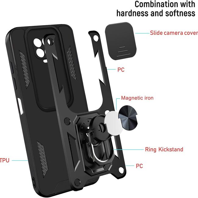 Techsuit - camshield series - samsung galaxy a30s / a50 / a50s - black