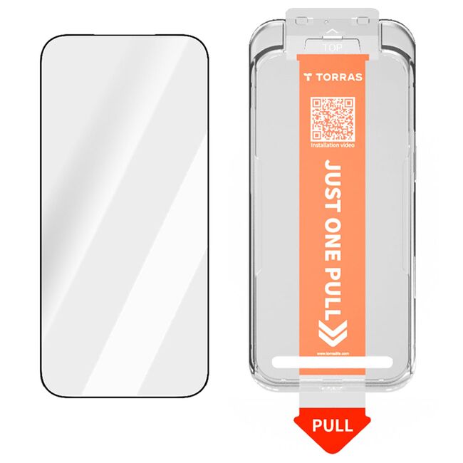 Folie pentru iPhone 17 Pro - Torras GlassGo Install Master - Clear