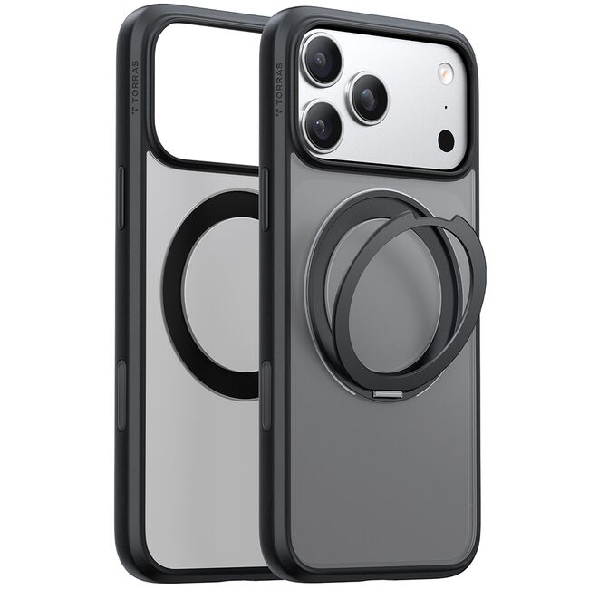 Husa pentru iPhone 17 Pro Max - Torras Ostand Pro MagSafe  Series - Negru