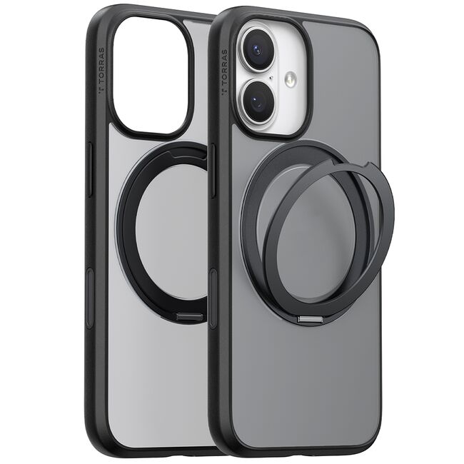 Husa pentru iPhone 17 - Torras Ostand Pro MagSafe Series - Negru