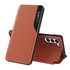 Husa pentru  Samsung Galaxy S23 Plus  tip carte, Smart View, mov