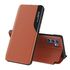 Husa pentru  Samsung Galaxy S23 FE tip carte, Smart View, albastru