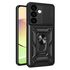 Husa pentru  Samsung Galaxy S24+ Plus Ring Armor Kickstand Tough Rugged Cover cu protectie camera, roz