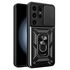 Husa pentru Samsung Galaxy S24 Ultra cu inel Ring Armor Kickstand Tough, protectie camera (negru)