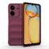 Husa pentru  Xiaomi Redmi 13C Liquid Silicone, Microfibre Lining, Non-Slip Airbag Design, bordeaux