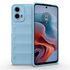 Husa pentru  Motorola Moto G34 Liquid Silicone, Microfibre Lining, Non-Slip Airbag Design, mov