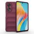 Husa pentru Husa Oppo A58 4G Liquid Silicone, Microfibre Lining, Non-Slip Airbag Design, mov