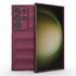 Husa pentru  Samsung Galaxy S23 Ultra 5G Liquid Silicone, Microfibre Lining, Non-Slip Airbag Design, rosu