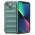 Husa pentru  iPhone 13 Liquid Silicone, Microfibre Lining, Non-Slip Airbag Design, verde